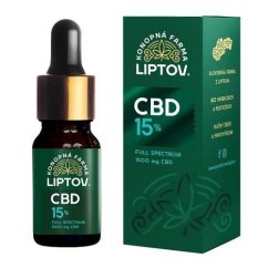 Konopná farma Liptov Konopný olej CBD 15% 10ml
