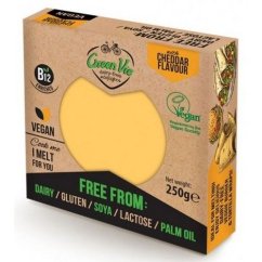Green Vie Syr Cheddar blok 250g