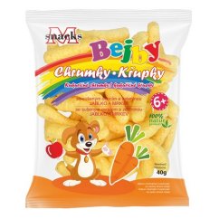 Bejby Kukuričné chrumky so sušenou mrkvou a jablkom 40g