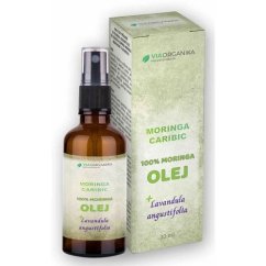 VIA ORGANIKA Moringa caribic 100% Moringa olej + Levanduľa 30ml
