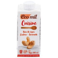 Ecomil Kešu alternatíva smotany nature BIO 200ml