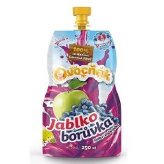 Ovocňák mušt jablko - čučoriedka 250ml