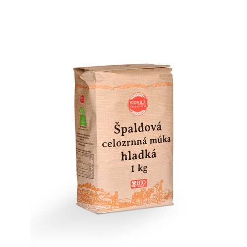 Biomila Špaldová celozrnná múka hladká BIO 1kg