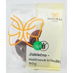 Jablkovo-malinové bezlepkové krúžky 150g