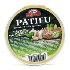Veto Paštéta Patifu bazalka a cesnak 100g