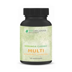 VIA ORGANIKA Moringa caribic Multi Vitamin-mineral 120 kapsúl