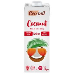 Ecomil Kokosový nápoj bez cukru bezlepkový BIO 1l