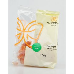 Natural Jihlava Papaya sušená nesírená bez pridaného cukru 100g