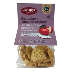 Zemanka Bezlepkové pohánkovo-jablkové sušienky s kokosom BIO 100g
