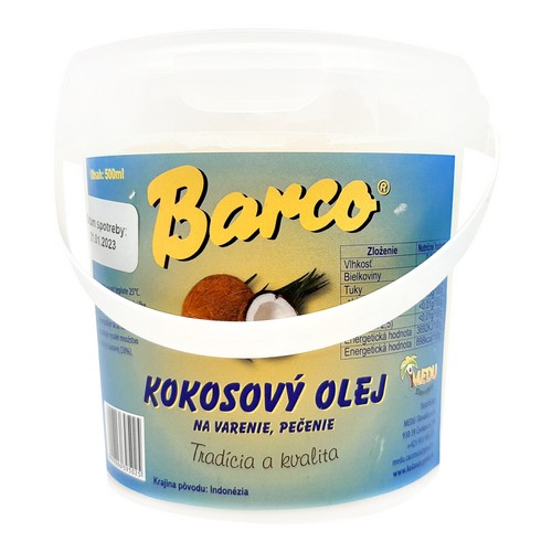 Barco Kokosový olej vo vedierku 500ml