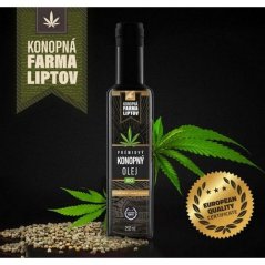 Konopná farma Liptov Konopný olej 250ml