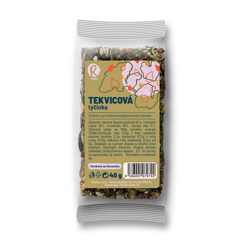 Ravita Tekvicová tyčinka 40g Ravita Tekvicová tyčinka 40g