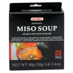 Mitoku Instantná miso polievka s wakame 4x10g
