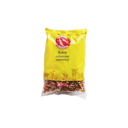 Biomila Ražné celozrnné cestoviny špirály BIO 250g