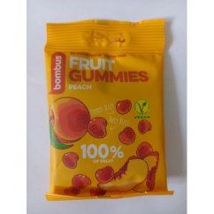 Bombus Fruit energy gummies broskyňové kúsky 35g