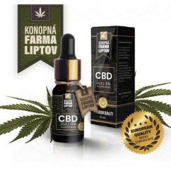 Konopná farma Liptov Konopný olej CBD 5% 10ml