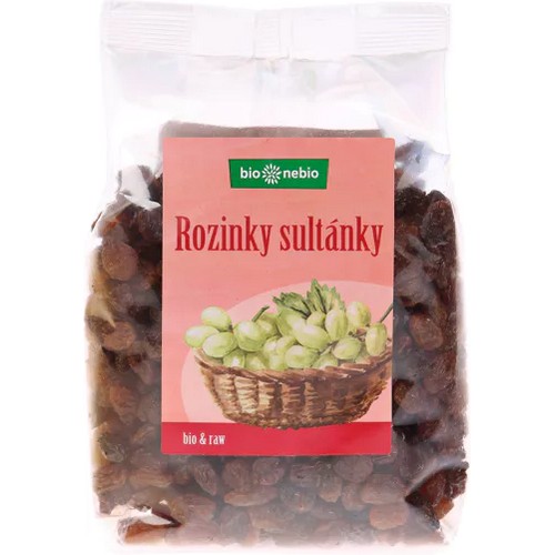Bio Nebio Hrozienka sultánky BIO 400g Bio Nebio Hrozienka sultánky BIO 400g