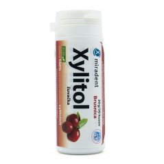 Žuvačky Xylitol brusnica 30g Medu