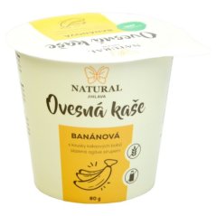Natural Jihlava Ovsená kaša banánová 80g