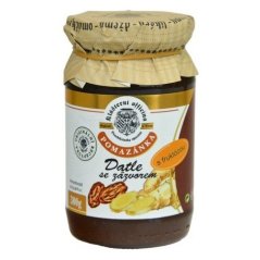 Klášterní officína Ovocná nátierka ďatlová so zázvorom a s fruktózou 300g
