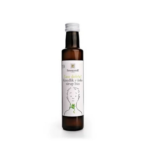 Sonnentor Sirup knedlík v krku BIO 250ml
