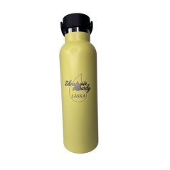 Termo fľaša klasik žltá 600ml