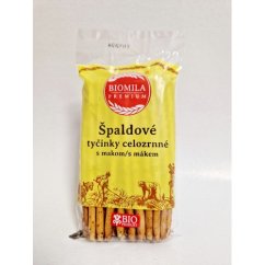 Biomila Špaldové tyčinky celozrnné s makom BIO 70g