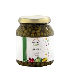 Probio Sterilizovaný hrášok v sladkoslanom náleve BIO 350g
