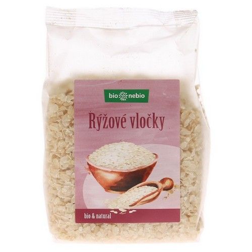 Bio Nebio Ryžové vločky natural BIO 250g Bio Nebio Ryžové vločky natural BIO 250g
