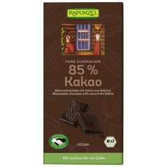 Rapunzel Horká čokoláda 85% BIO 80g