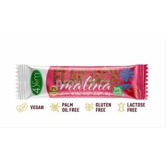 4Slim Ovsený čakankový Flapjack malina 55g