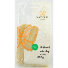 Natural Jihlava Ryžové otruby s klíčkami 250g