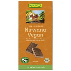 Rapunzel Ryžová čokoláda s nugátovou náplňou Nirwana BIO Vegan 100g