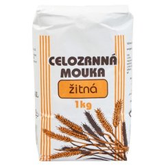 Natural Jihlava Celozrnná múka ražná 1kg