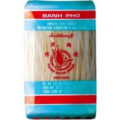BANH PHO Ryžové bezvaječné cestoviny rezance 5mm 375g