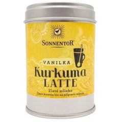 Sonnentor Kurkuma Latte - vanilka, Zlaté mlieko BIO dóza 60g